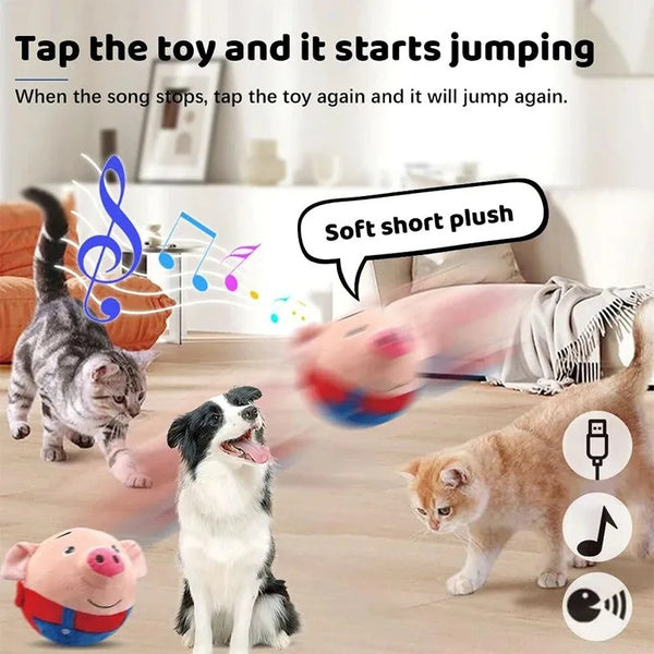 SnoutPlay Pro - Jumping Pig Toy