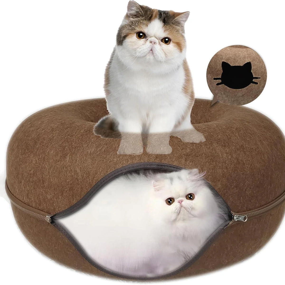 CozyLoop™ - Cave Cat Bed