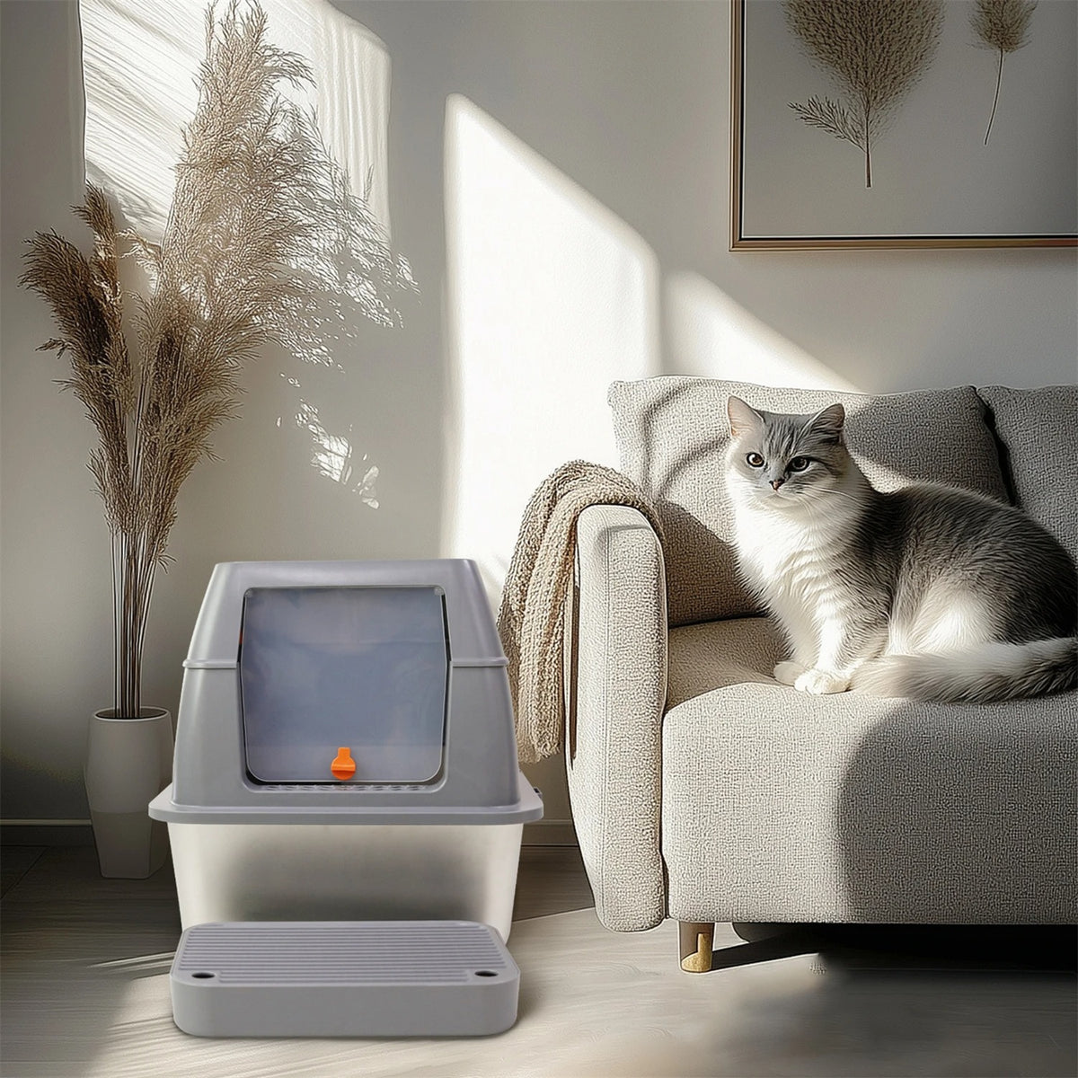 FelixFort™ -  Stainless Steel Cat Litter Box